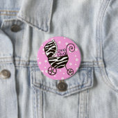 "Little Diva" Baby Buttonnen Ronde Button 7,6 Cm (In situ)