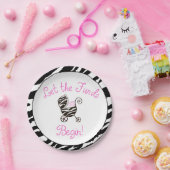 "Little Diva" Laat de fondsen beginnen! Papieren Bordje (Feest)