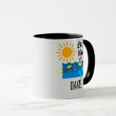 Little Diver avec Jelly Fish - Combo Mug (Devant droit)