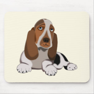Little Dog Muismat Pets - Uw kleuren - Tekst