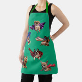 Little Dog Superhero Apron Schort (Insitu)