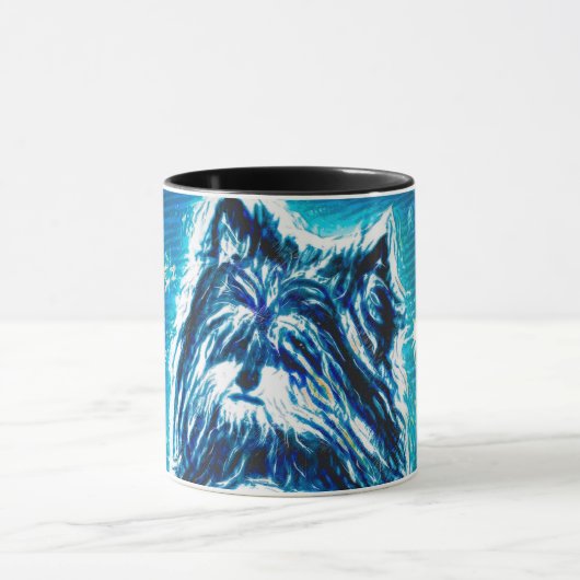 Little Doggy in blue Mok (Midden)