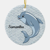 Little Dolphin Design Ornament (Voorkant)