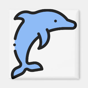 Little Dolphin Magneet