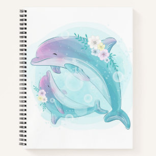 Little Dolphin Spiral Notebook Notitieboek