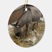 Little Donkey Christmas Keramisch Ornament (Links)