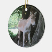 Little Donkey Keramisch Ornament (Links)