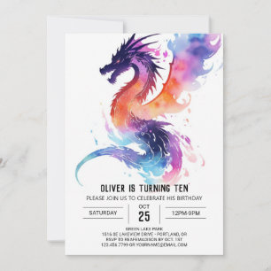 Little Dragon Dreams Verjaardag Kaart