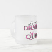 Little Drama Queen T-shirts en Gifts Matglas Koffiemok (Voorkant links)