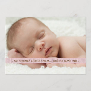 Little Dream Two Photo Faire-part de naissance mod
