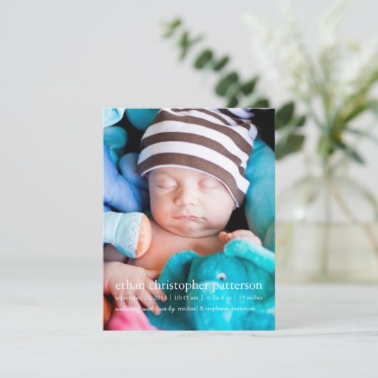 Little Dream Two Photo Faire-part de naissance mod (Debout devant)