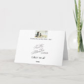 Little Drummer Boy Feestdagen Kaart (Achterkant)