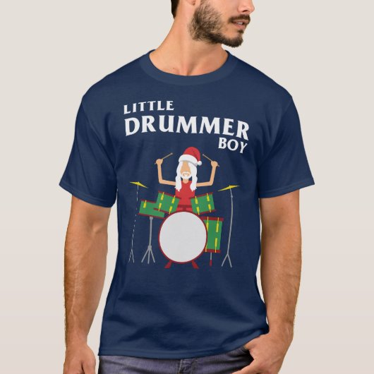 Little Drummer Boy Kerstmis T-shirt (Voorkant)