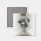 Little Drummer Boy Magnet Magneet (Voorkant / Achterkant)