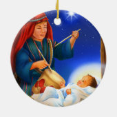 Little Drummer Boy Ornament (Achterkant)