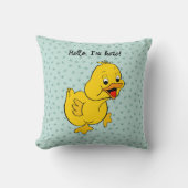 "Little Duck" Baby Pillow Kussen (Voorkant)