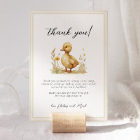 Little Duck Baby shower Boeken voor Baby Kaart
