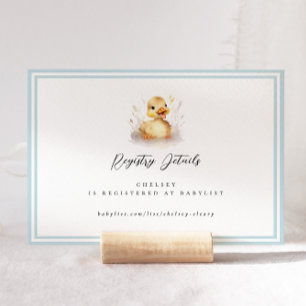 Little Duck Baby shower Registry Details Kaart