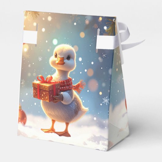 Little Duck Holiday Gift Box Bedankdoosjes (Achterkant)