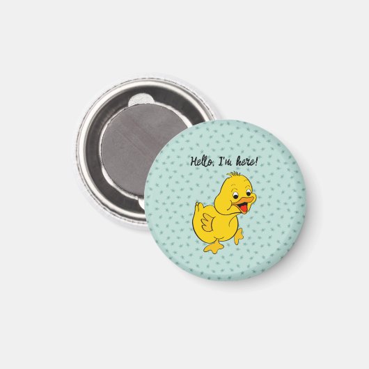 "Little Duck" Magnet Magneet (Voorkant / Achterkant)
