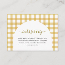 Little Duckling Duck Baby shower Boeken voor Baby Informatiekaartje