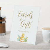Little Duckling Duck Baby shower Kaarten en gesche Reclamebord Met Voetstuk (Insitu)