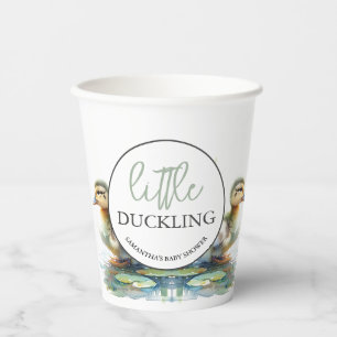 Little Duckling Paper Cups voor Baby shower Papieren Bekers