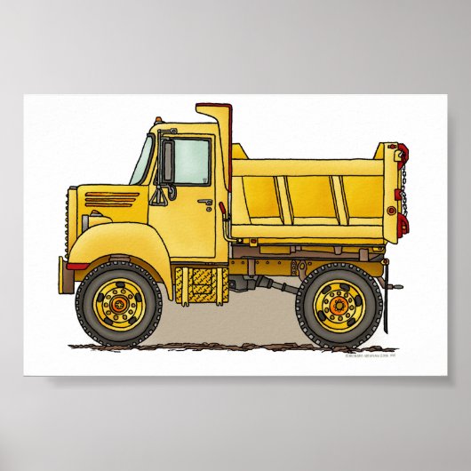 Little Dump Truck Poster (Voorkant)
