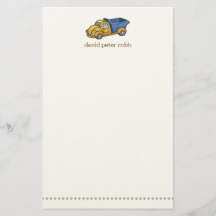 Little Dump Truck Stationery Briefpapier