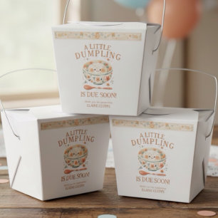 Little Dumpling Bao Bun Baby shower Bedankdoosjes