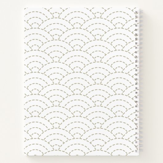 Little Dumpling Blue Baby shower Guest Book Notitieboek (Achterkant)