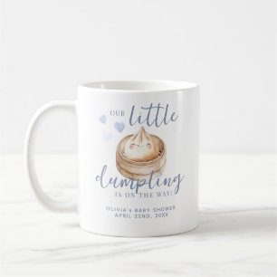 Little Dumpling Blue Waterverf Baby shower Koffiemok