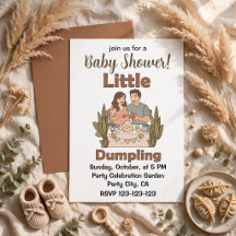 Little Dumpling Cute Parents-to-be Baby Shower