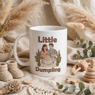 Little Dumpling Cute Parents-to-be Baby Shower Koffiemok