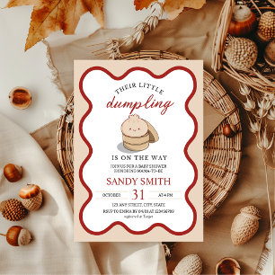 Little Dumpling Genderneutraal Kawaii-Baby shower Kaart