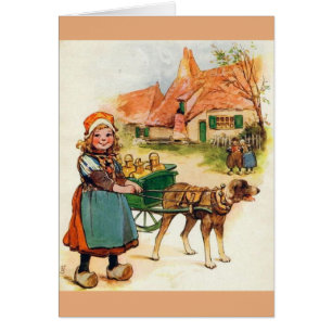  - Little Dutch Girl & Dog Cart,