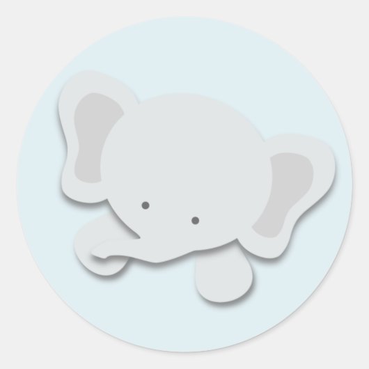 Little Elephant {Blue} | Stickers (Devant)