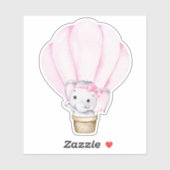 Little Elephant Cute Animal Sticker (Vel)