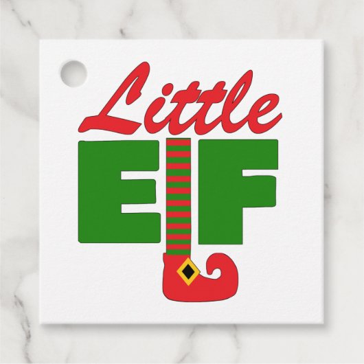 Little Elf Bedankjes Labels (Voorkant)