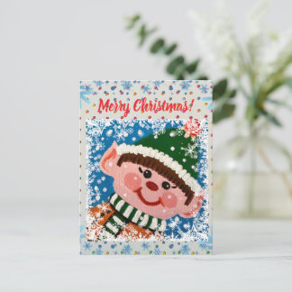 Little Elf Postcard Briefkaart