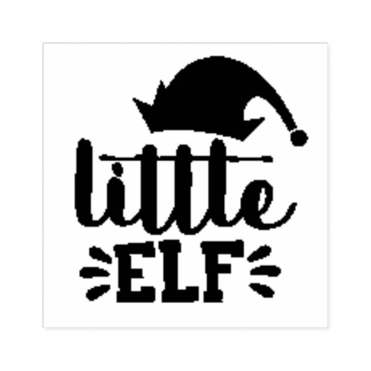 Little Elf Rubberstempel (Afrduk)