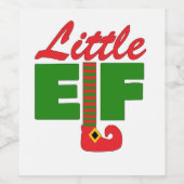 Little Elf Wijn Etiket (Enkel label)