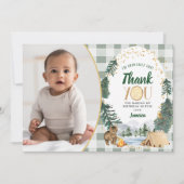 Little Explorer bedankje Bedankkaart (Voorkant)