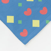 Little Explorer, Cute Personalized Kind Fleece Bl Deken (Hoek)