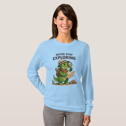 Little Explorer Dino T-shirt (Voorkant volledig)