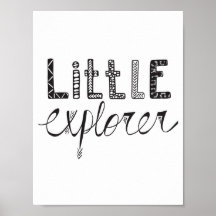Little Explorer - Neursery of Kinder Room Poster