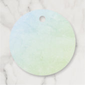 Little Fairy Baby shower - Pop it when she pops! Bedankjes Labels (Achterkant)