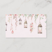 Little Fairy betoverde roze boeken voor Baby Informatiekaartje (Achterkant)
