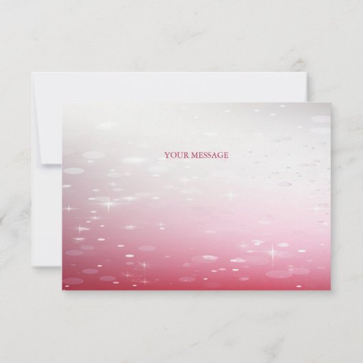 Little Fairy Floral Dank je wel kaart (Achterkant)