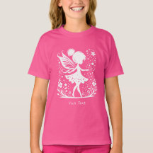 Little Fairy Floral Girl T-shirt